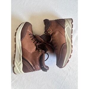 EARTH Journey Vigor Waterproof Brown Leather Hiking Boots Comfort Outdoor SZ 8.5